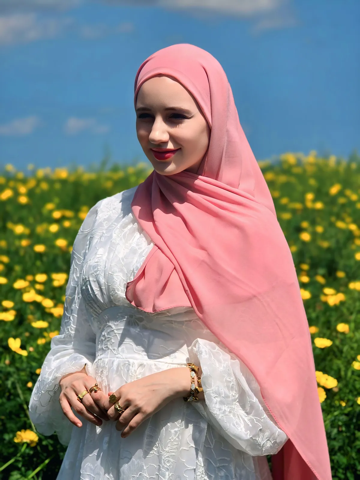 Hijeb Chiffon - Baby Pink - Candy Floss 🍭