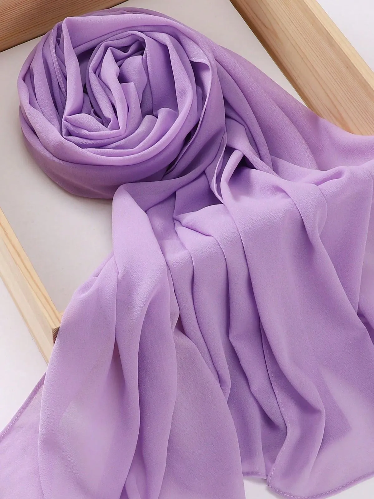 Hijeb Chiffon Baby Violet