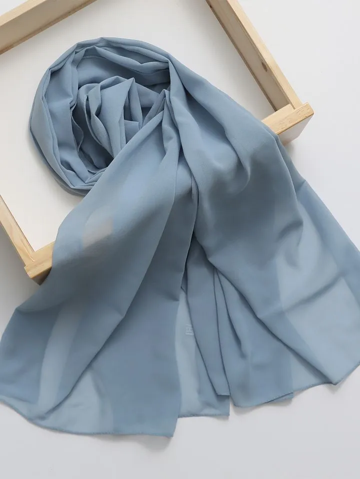 Hijeb Chiffon BLEU CIEL