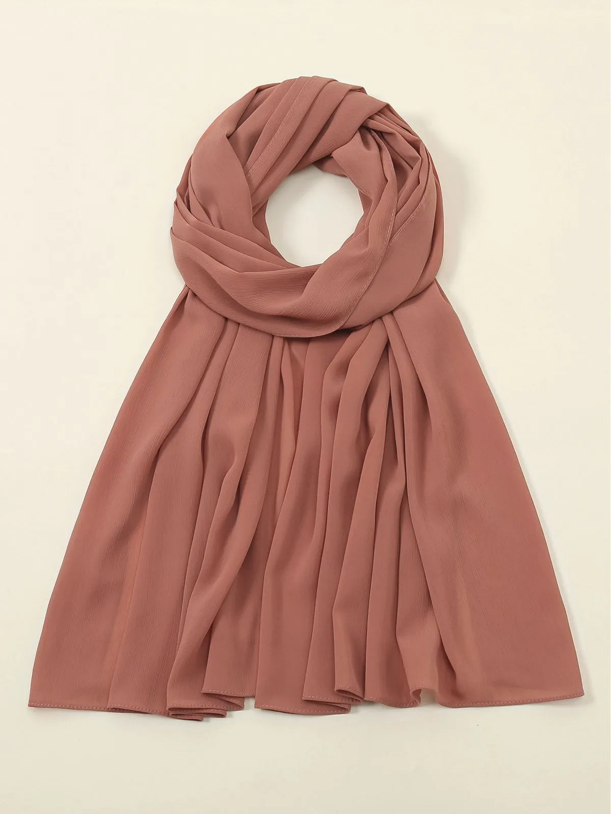 Hijeb Chiffon Marron rosé