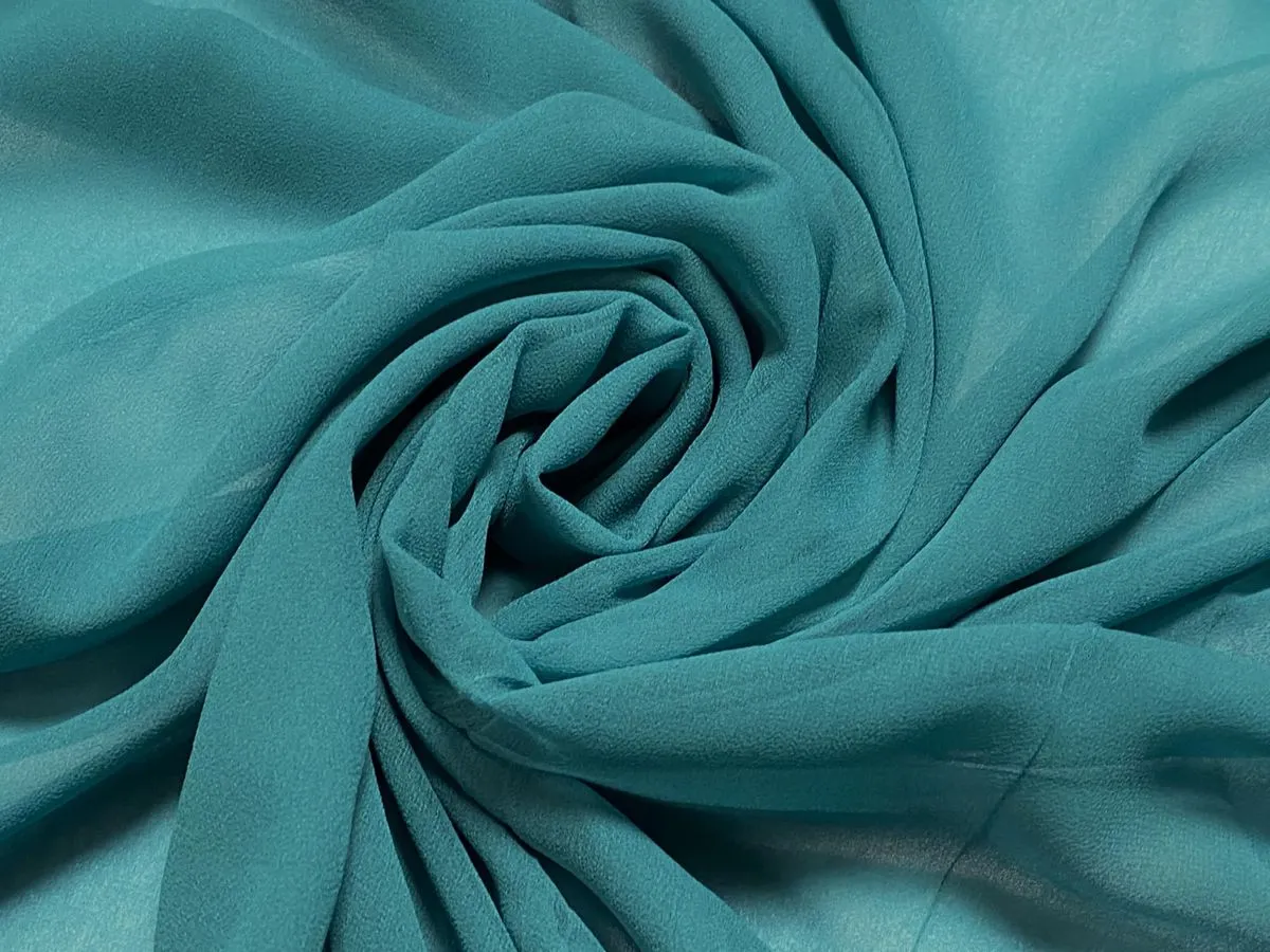 Hijeb Chiffon - Vert d'eau